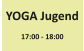 YOGA Jugend  17:00 - 18:00