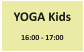 YOGA Kids  16:00 - 17:00