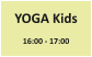 YOGA Kids  16:00 - 17:00